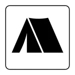 Camp Site SVG Icon